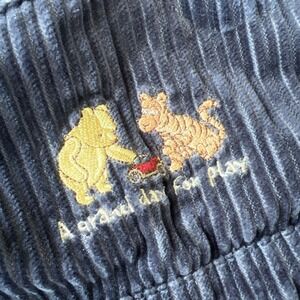 Vintage‎ Winnie The Pooh Classic Corduroy  Overalls Size 4T Pooh & Tigger Cotton